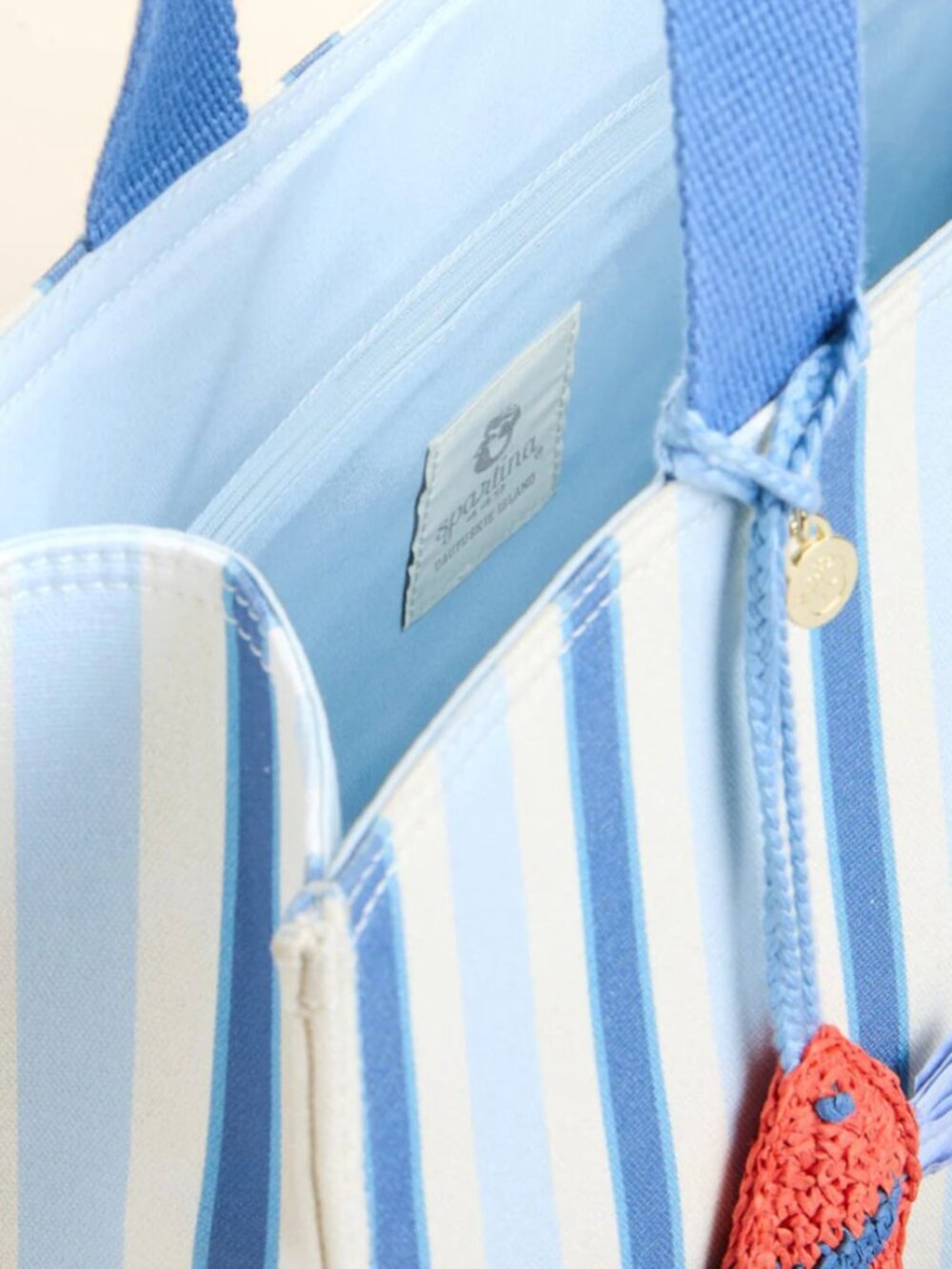 Spartina 449 - Shopper Tote Flagler Resort Wide Stripe - Picture 4 of 4